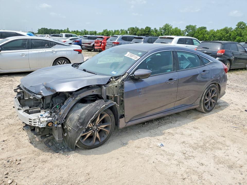 HONDA CIVIC 2021 with VIN 2HGFC2F89MH538421 - Photo from auction