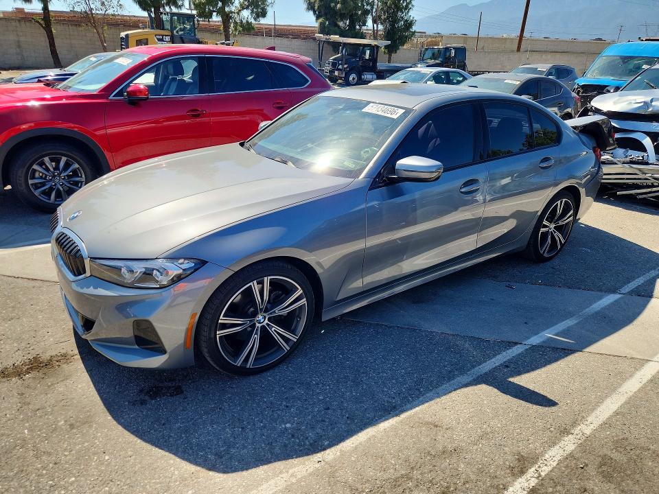 BMW 330I 2023 with VIN 3MW69FF01P8D41138 - Photo from auction