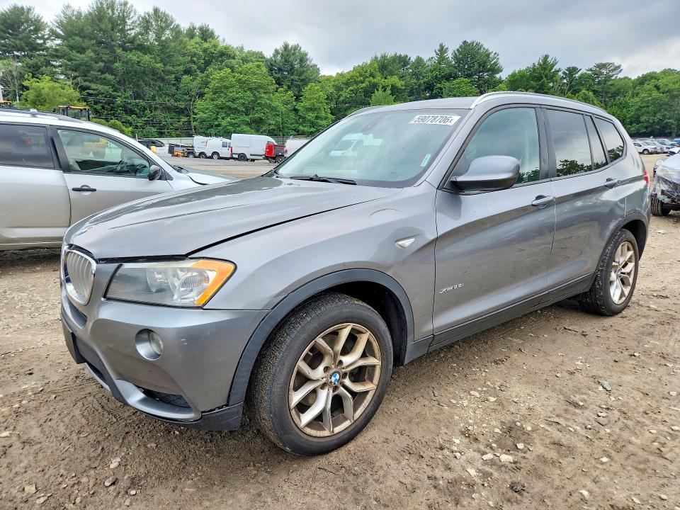 BMW X3 2012 with VIN 5UXWX5C59CL725527 - Photo from auction