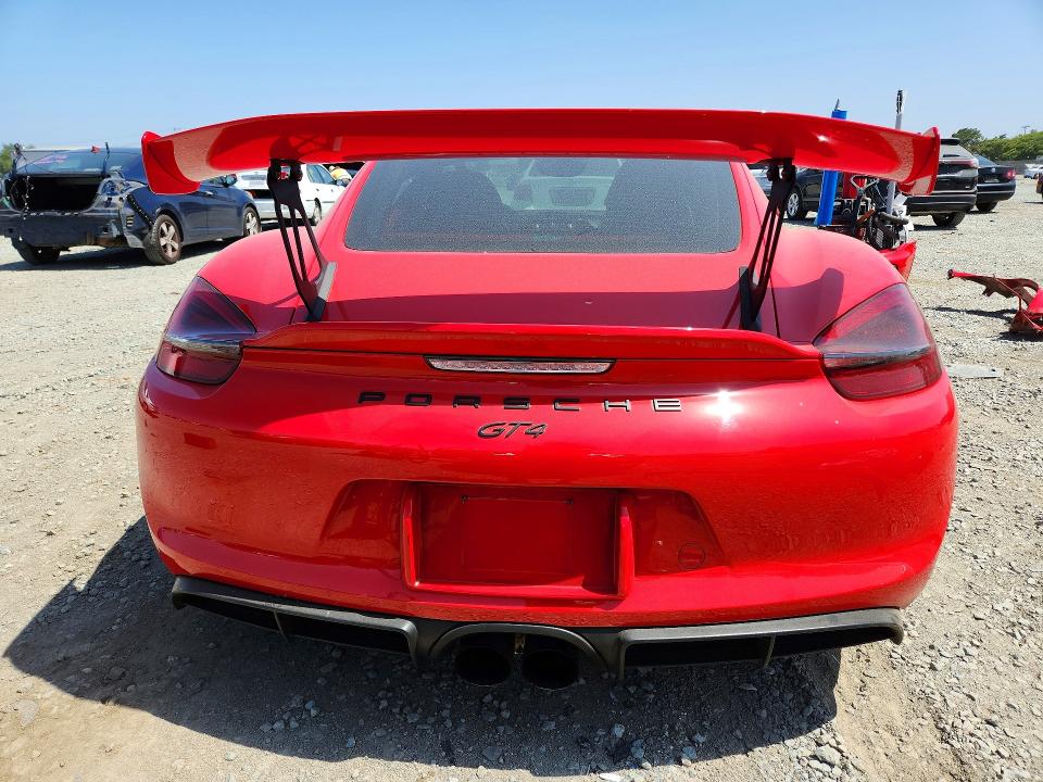 Photo 6 from auction – 2016 PORSCHE CAYMAN with VIN WP0AC2A82GK192399