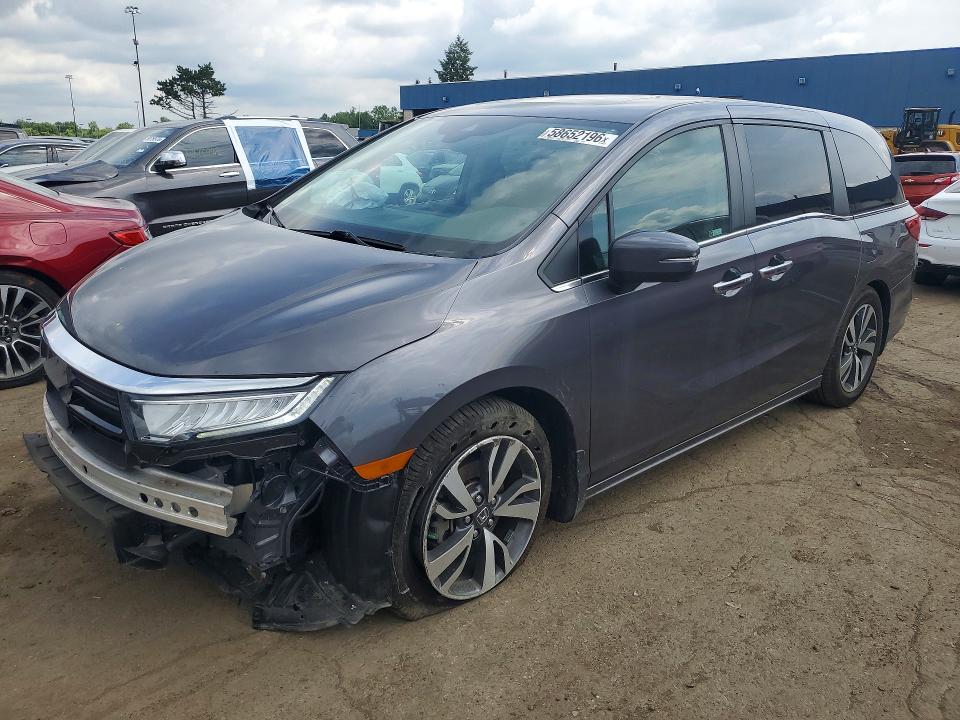 HONDA ODYSSEY 2022 with VIN 5FNRL6H86NB052897 - Photo from auction