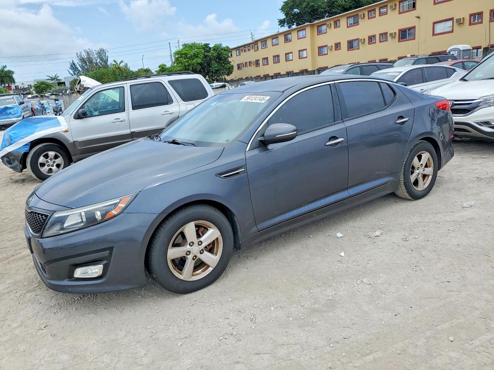 KIA OPTIMA 2015 with VIN KNAGM4A7XF5619574 - Photo from auction