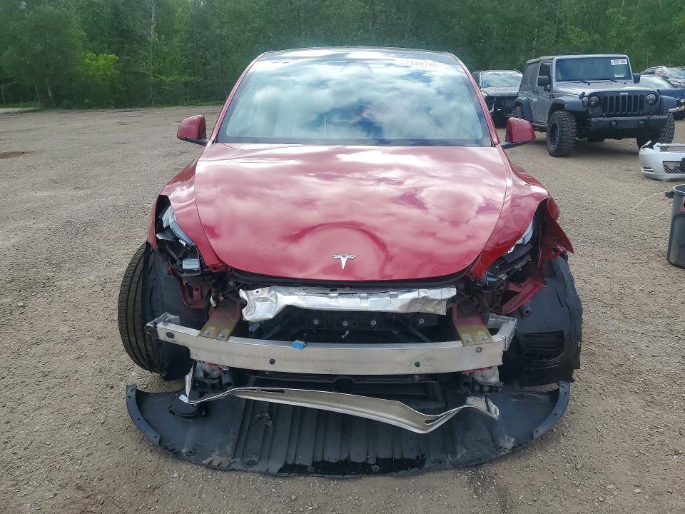 Photo 5 from auction – 2022 TESLA MODEL Y with VIN 7SAYGDEE0NF512993