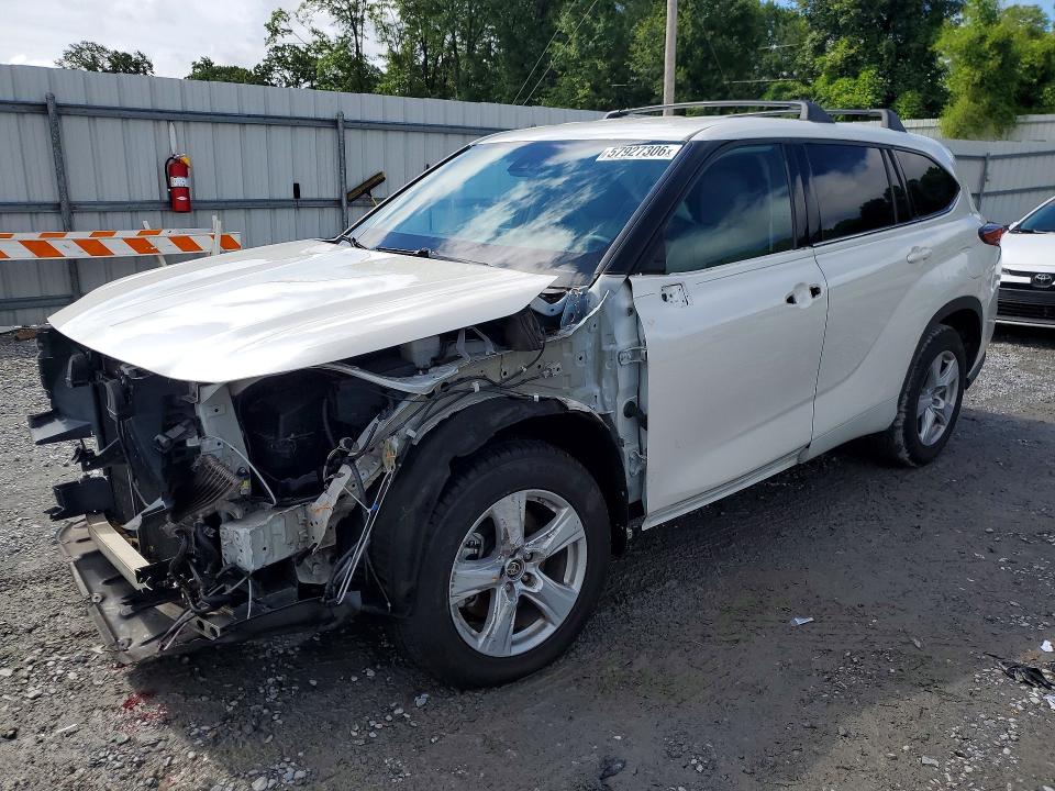 TOYOTA HIGHLANDER 2020 with VIN 5TDCZRAH3LS503292 - Photo from auction