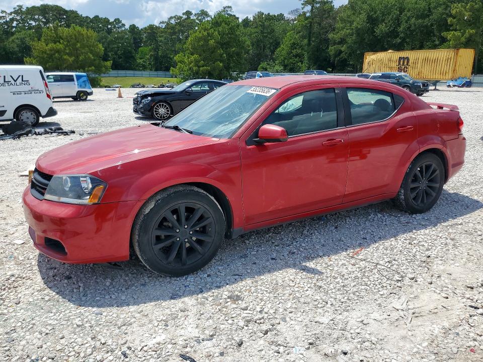 DODGE AVENGER 2013 with VIN 1C3CDZCB9DN665950 - Photo from auction