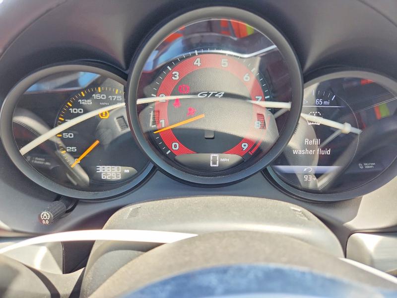 Photo 9 from auction – 2016 PORSCHE CAYMAN with VIN WP0AC2A82GK192399