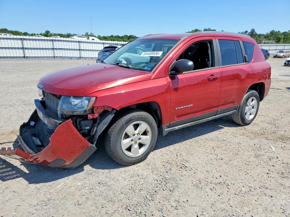 JEEP COMPASS 2014 with VIN 1C4NJCBA9ED843754 - Photo from auction