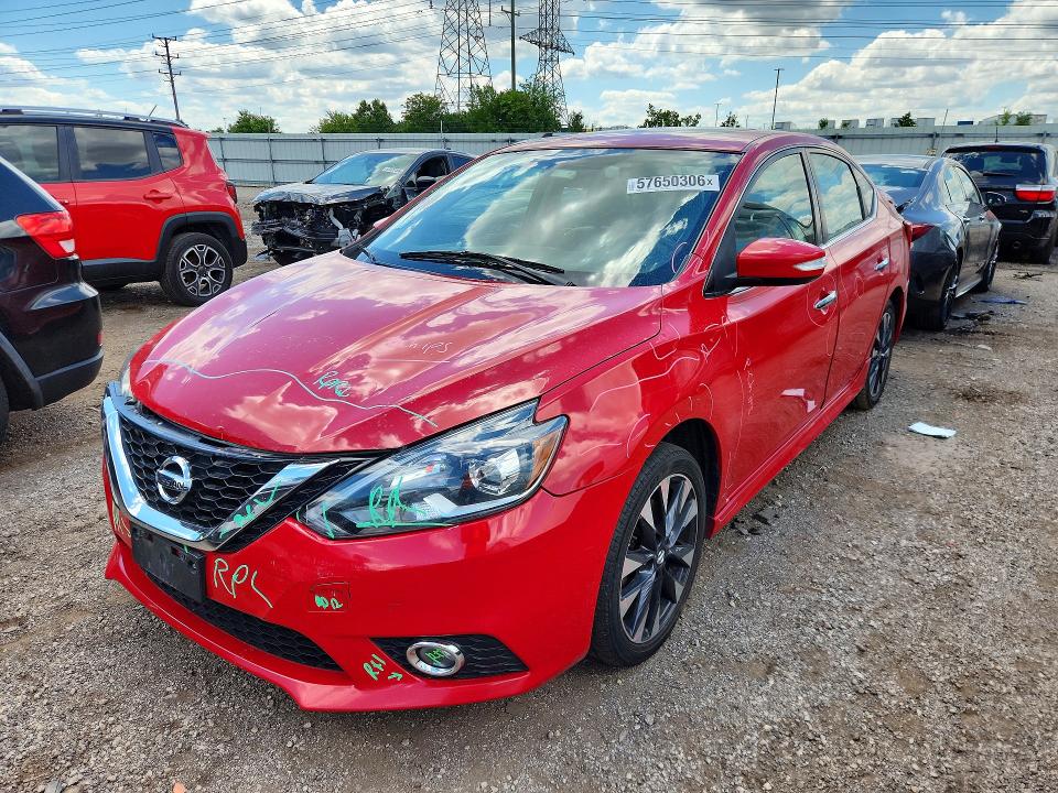 NISSAN SENTRA 2017 with VIN 3N1CB7AP0HY203177 - Photo from auction