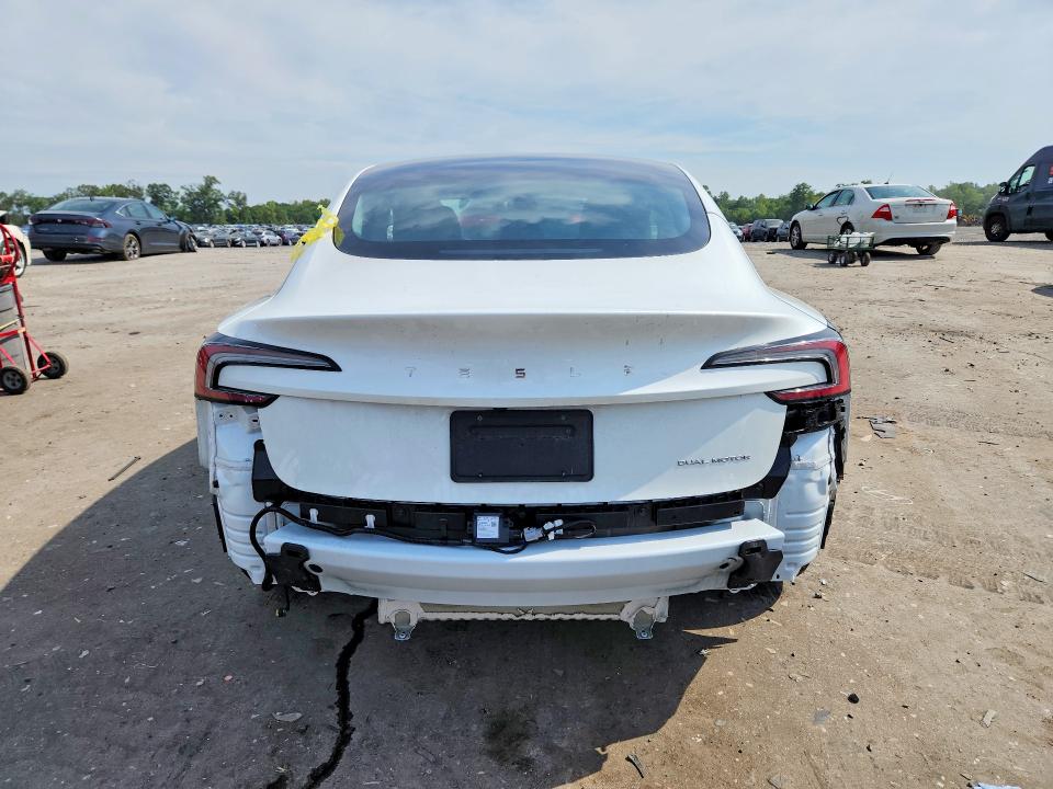 Photo 6 from auction – 2025 TESLA MODEL 3 with VIN 5YJ3E1EB3SF069963