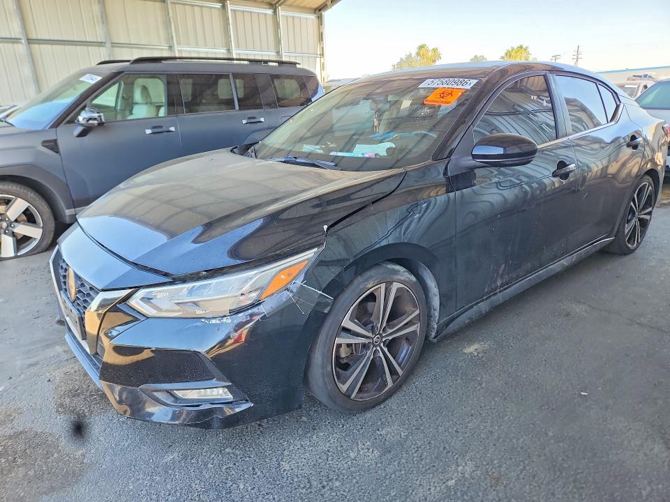 NISSAN SENTRA 2020 with VIN 3N1AB8DVXLY244142 - Photo from auction
