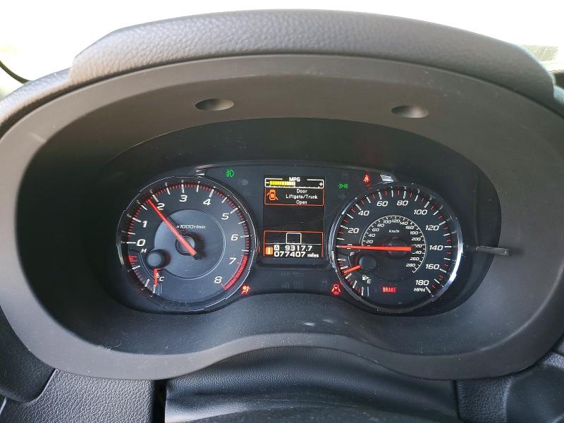 Photo 9 from auction – 2020 SUBARU WRX with VIN JF1VA1H67L9820387