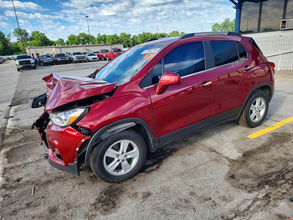 CHEVROLET TRAX 2018 with VIN 3GNCJLSB3JL160041 - Photo from auction