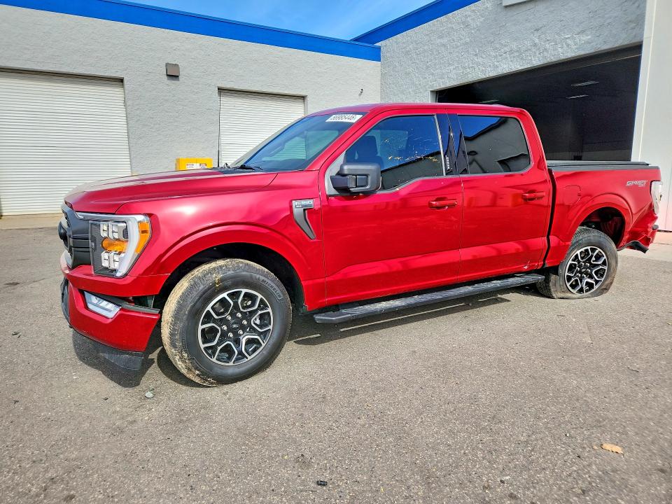 FORD F150 SUPERCREW 2022 with VIN 1FTEW1EP2NKE65522 - Photo from auction