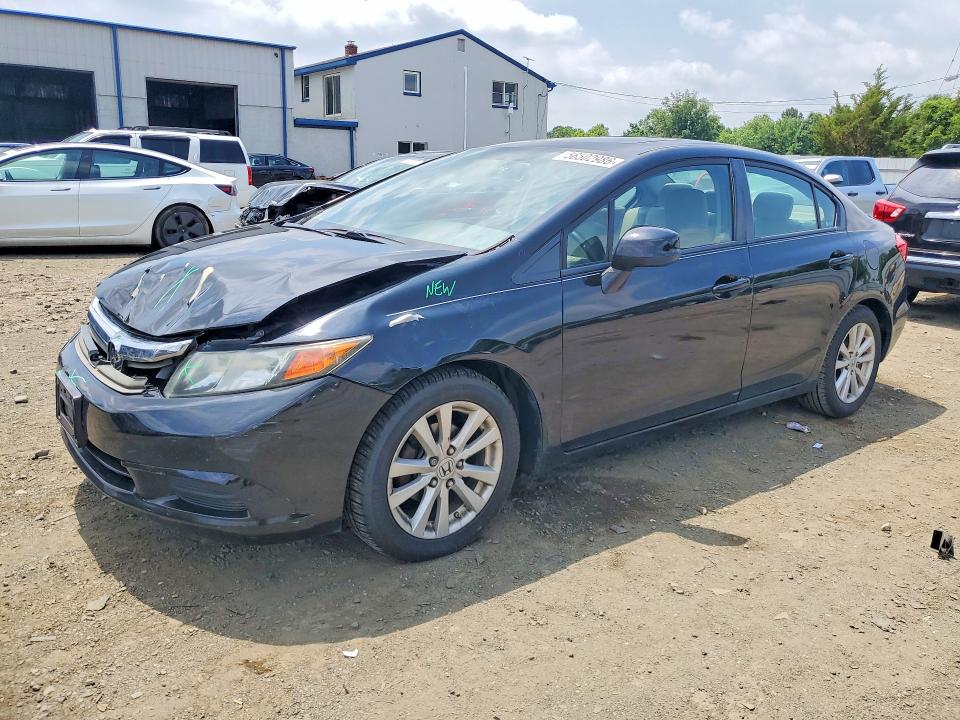 HONDA CIVIC 2012 with VIN 2HGFB2F88CH314784 - Photo from auction