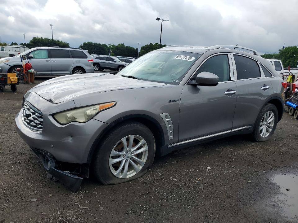 INFINITI FX35 2010 with VIN JN8AS1MW1AM851791 - Photo from auction
