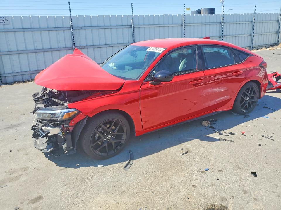 HONDA CIVIC 2025 with VIN 19XFL2H81SE034756 - Photo from auction