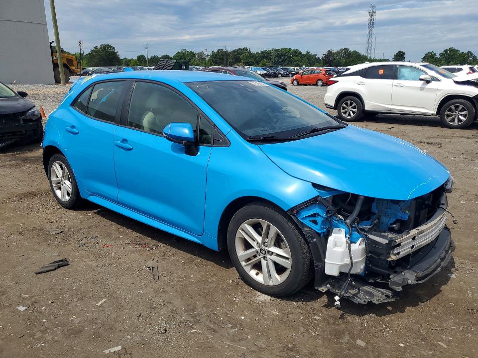 Photo 4 from auction – 2021 TOYOTA COROLLA HATCHBACK with VIN JTND4MBEXM3123004