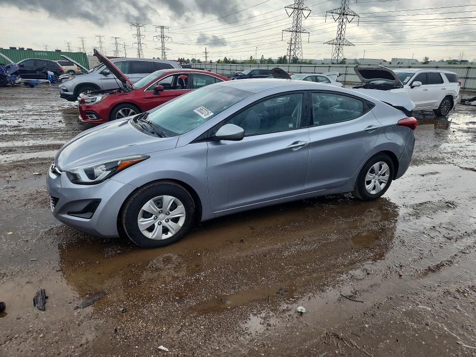 HYUNDAI ELANTRA 2016 with VIN 5NPDH4AE6GH787092 - Photo from auction