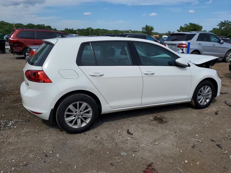 Photo 3 from auction – 2016 VOLKSWAGEN GOLF with VIN 3VW217AU1GM037224