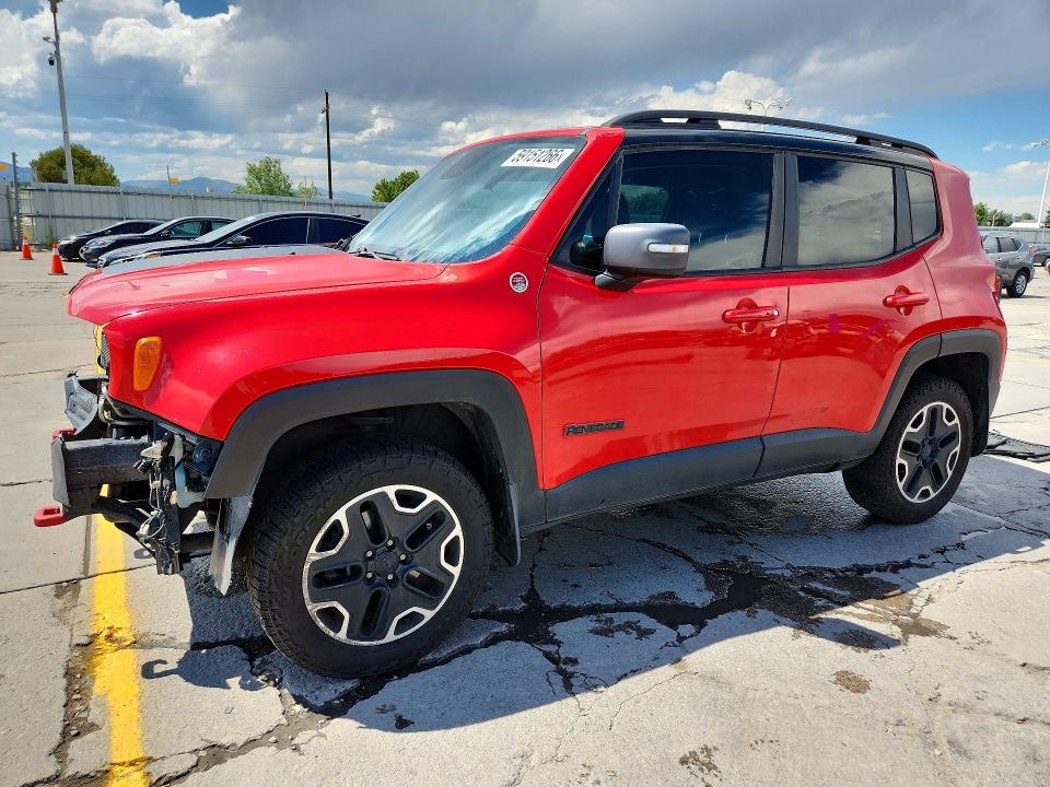 JEEP RENEGADE 2017 with VIN ZACCJBCB7HPE87643 - Photo from auction