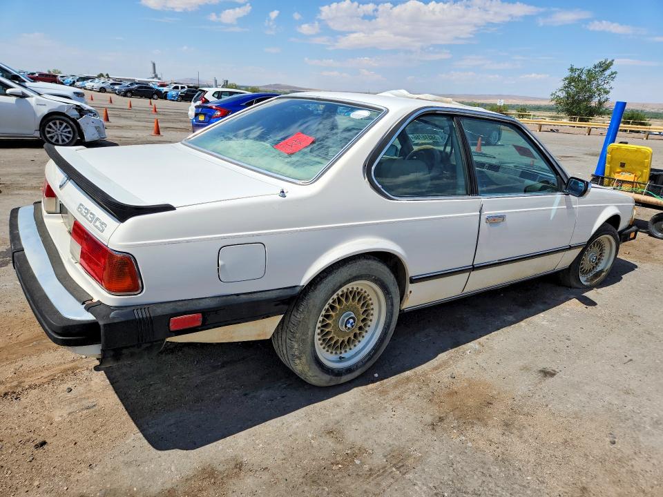 Photo 3 from auction – 1984 BMW 633 with VIN WBAEB8407E6996424