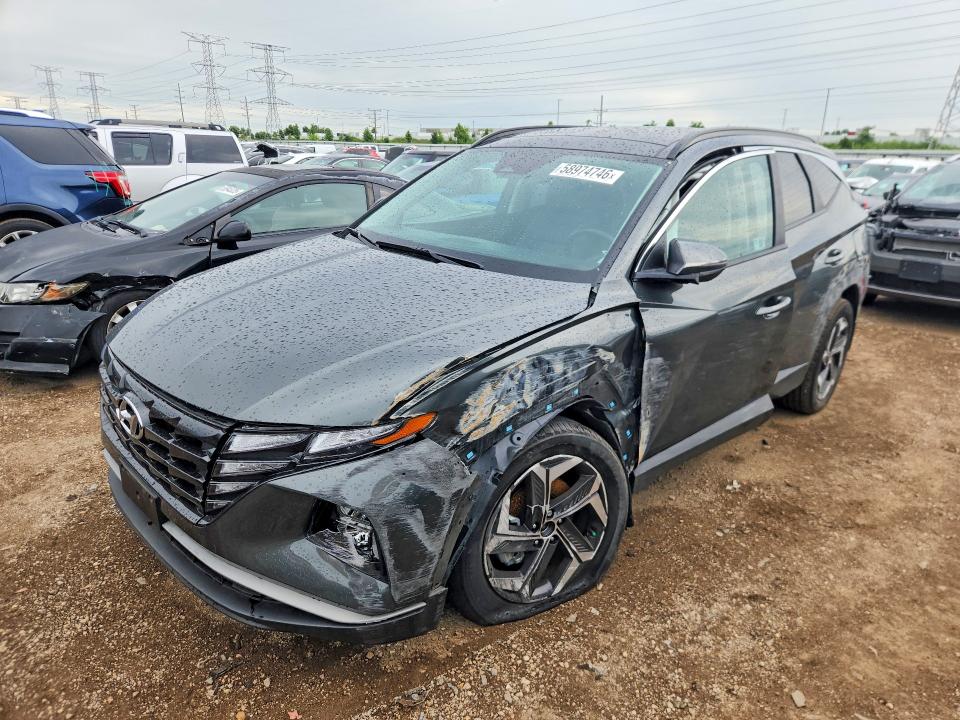 HYUNDAI TUCSON 2024 with VIN KM8JCCD17RU203873 - Photo from auction