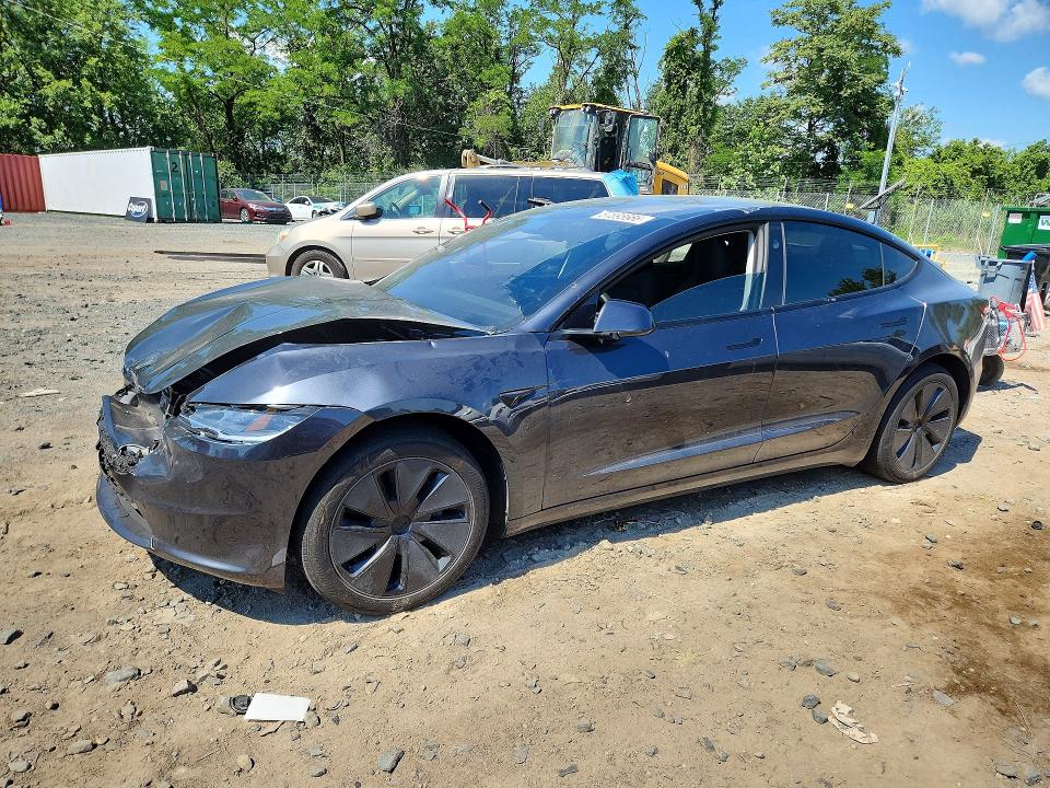 TESLA MODEL 3 2025 with VIN 5YJ3E1EA2SF966327 - Photo from auction