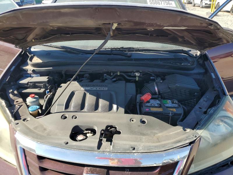 Photo 12 from auction – 2010 HONDA ODYSSEY with VIN 5FNRL3H45AB086609