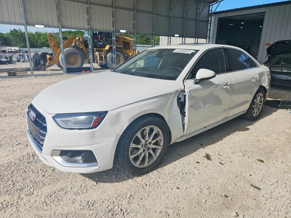 AUDI A4 2021 with VIN WAUABAF44MA070189 - Photo from auction