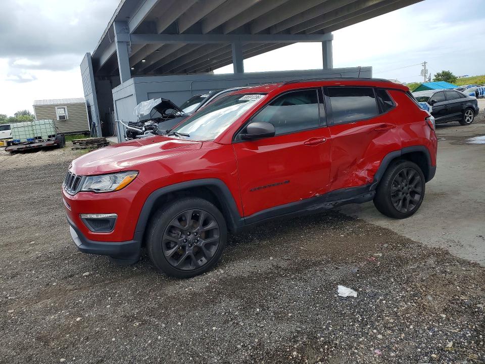 JEEP COMPASS 2021 with VIN 3C4NJDEB2MT513585 - Photo from auction