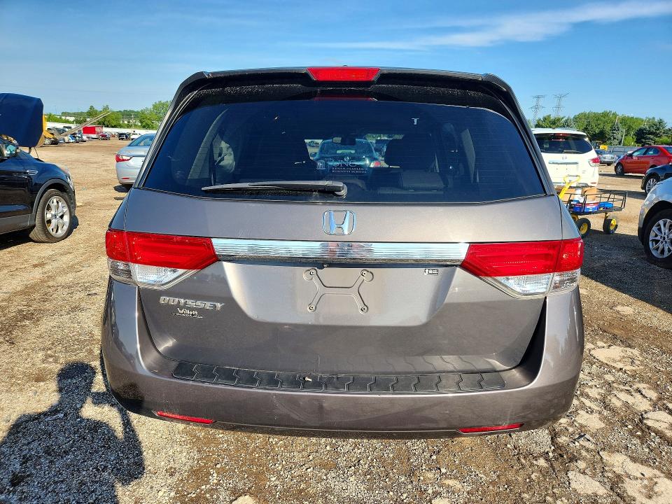 Photo 6 from auction – 2014 HONDA ODYSSEY with VIN 5FNRL5H68EB092567
