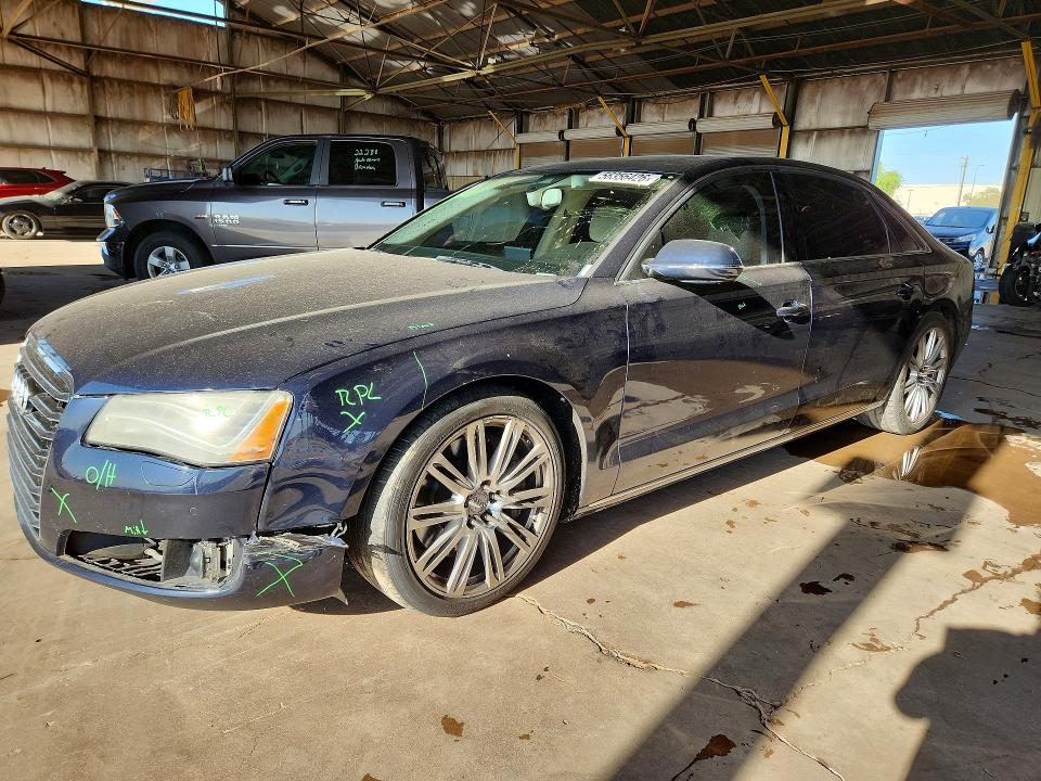 AUDI A8 2012 with VIN WAURVAFD4CN032530 - Photo from auction