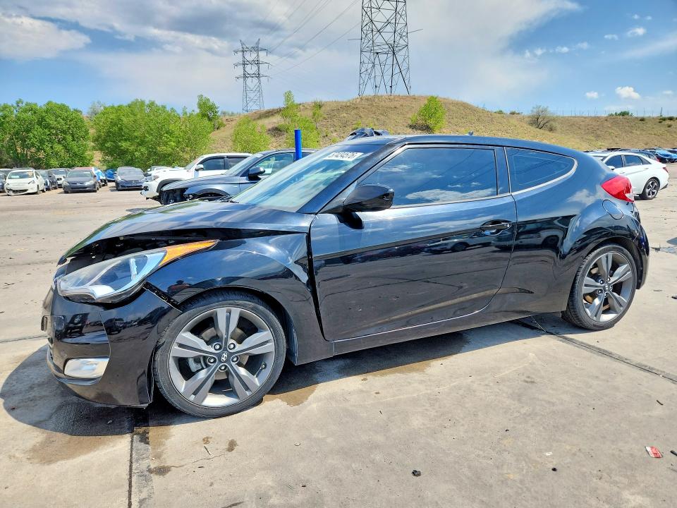HYUNDAI VELOSTER 2017 with VIN KMHTC6AD8HU318800 - Photo from auction