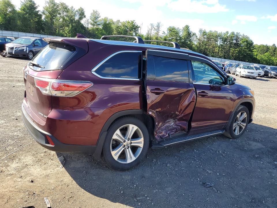 Photo 3 from auction – 2015 TOYOTA HIGHLANDER with VIN 5TDDKRFHXFS201214