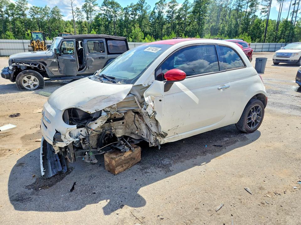 FIAT 500 2015 with VIN 3C3CFFAR1FT676906 - Photo from auction