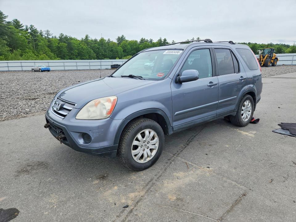 HONDA CR-V 2006 with VIN SHSRD789X6U422349 - Photo from auction