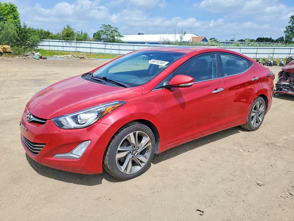 HYUNDAI ELANTRA 2014 with VIN KMHDH4AE0EU179082 - Photo from auction