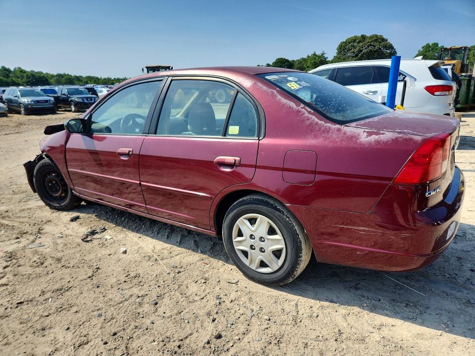 Photo 2 from auction – 2003 HONDA CIVIC with VIN 2HGES16503H532519