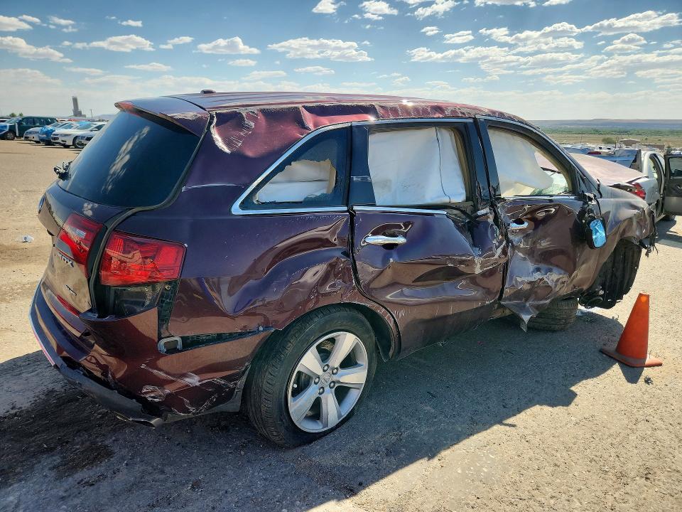 Photo 3 from auction – 2012 ACURA MDX with VIN 2HNYD2H29CH508602