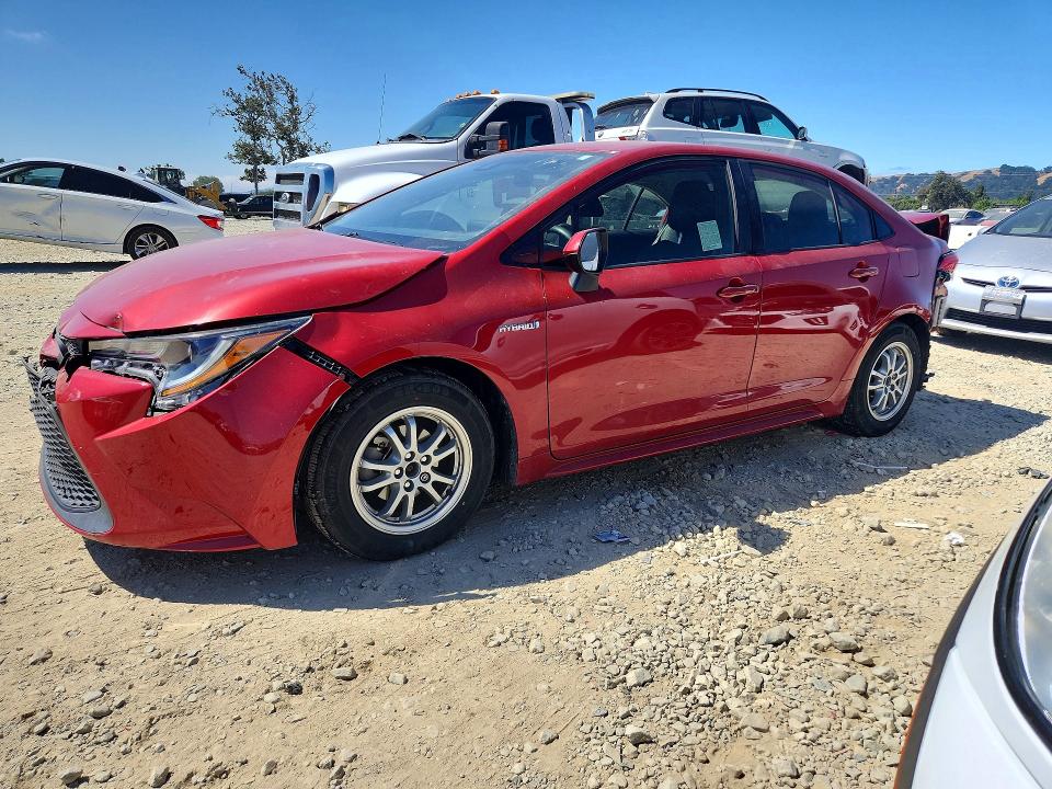 TOYOTA COROLLA 2020 with VIN JTDEBRBE9LJ025636 - Photo from auction