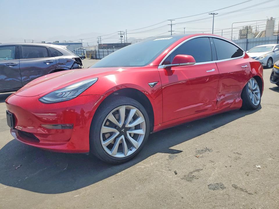 TESLA MODEL 3 2020 with VIN 5YJ3E1EA9LF645967 - Photo from auction