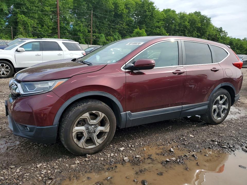 HONDA CR-V 2017 with VIN 2HKRW2H54HH616476 - Photo from auction
