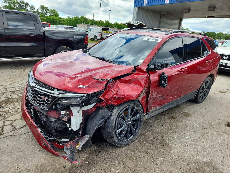 CHEVROLET EQUINOX 2023 with VIN 3GNAXWEG0PS132677 - Photo from auction