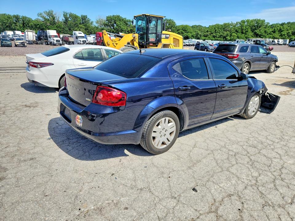 Photo 3 from auction – 2012 DODGE AVENGER with VIN 1C3CDZAG5CN309542
