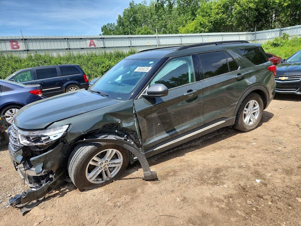 FORD EXPLORER 2022 with VIN 1FMSK8DH7NGA91473 - Photo from auction