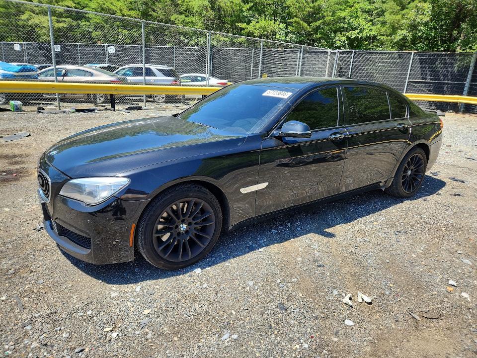 BMW 740 2015 with VIN WBAYF4C57FGS99077 - Photo from auction