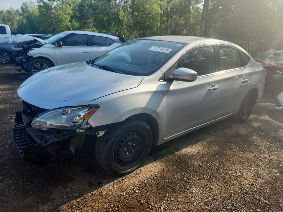 NISSAN SENTRA 2013 with VIN 3N1AB7AP8DL615667 - Photo from auction