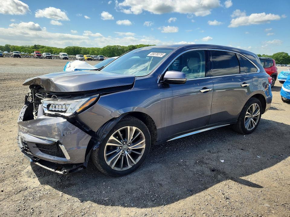 ACURA MDX 2017 with VIN 5FRYD4H50HB013423 - Photo from auction