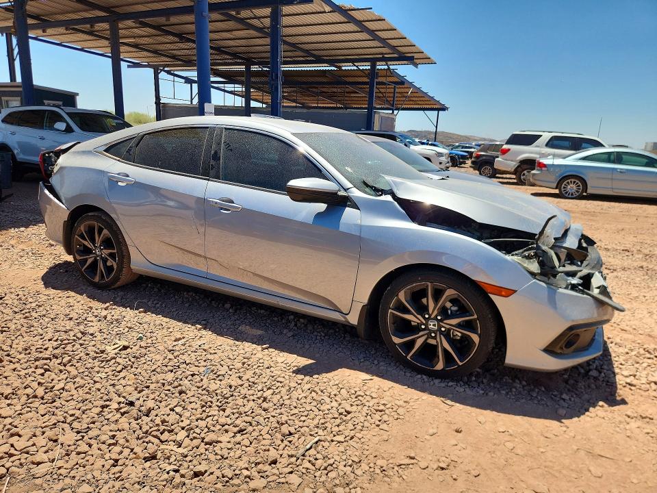 Photo 4 from auction – 2020 HONDA CIVIC with VIN 19XFC2F85LE000761