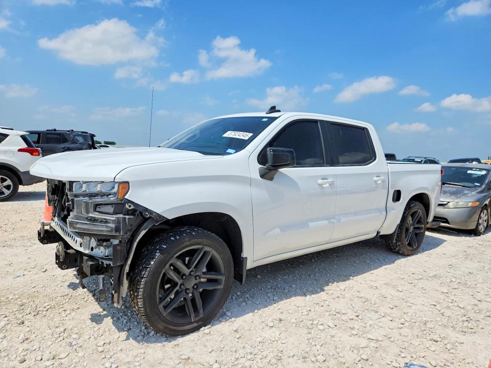 CHEVROLET SILVERADO 2020 with VIN 3GCPWDED7LG424355 - Photo from auction